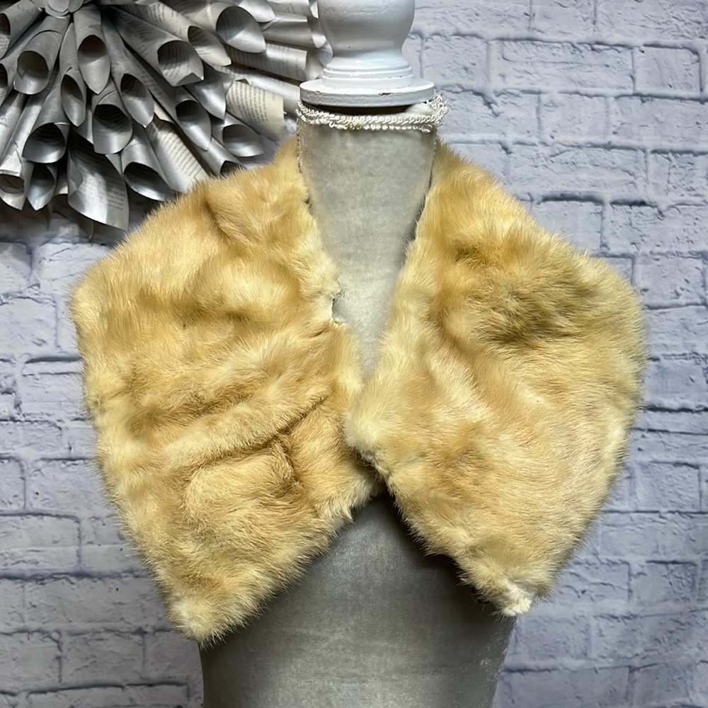 Authentic Vintage Fox Fur Collar